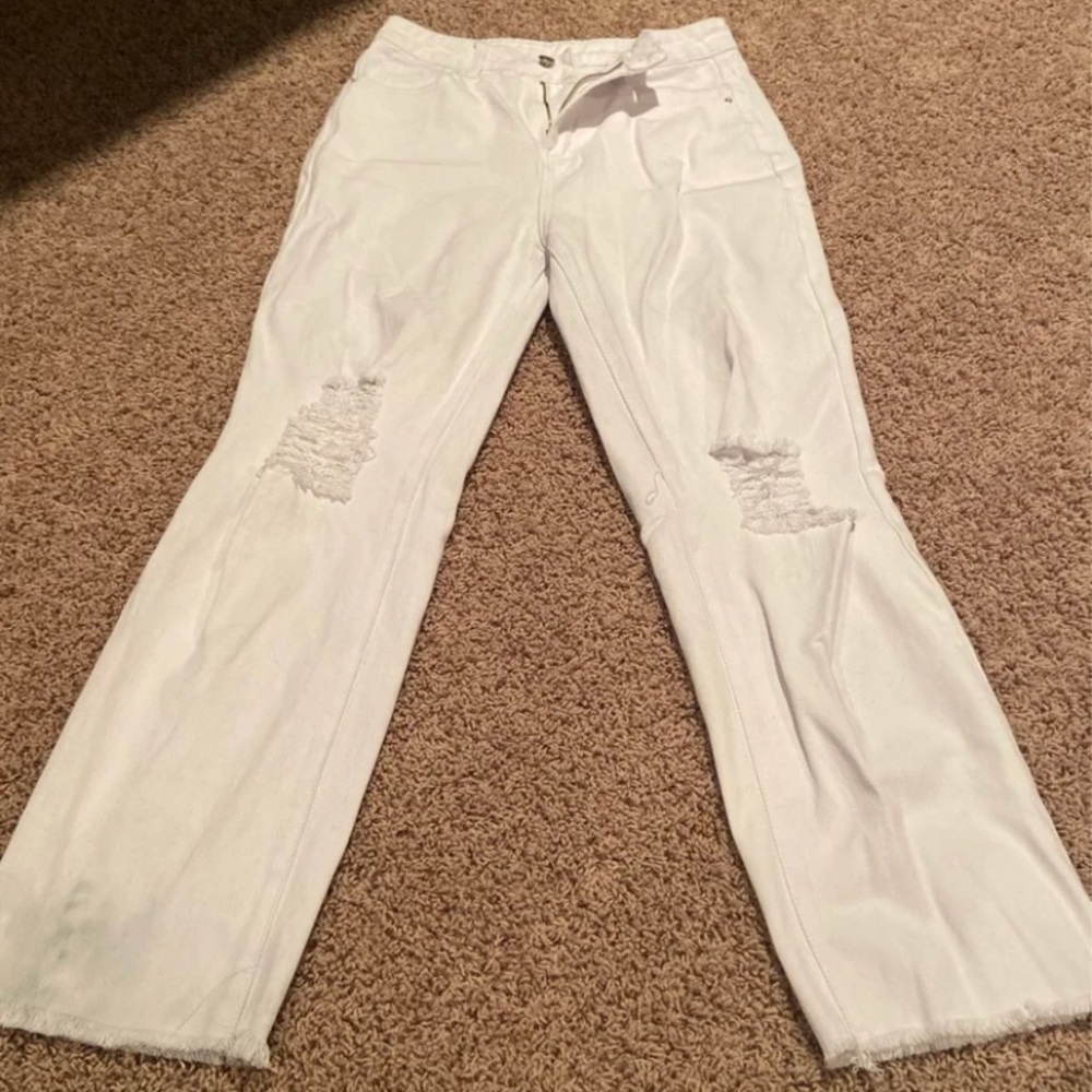 white jeans